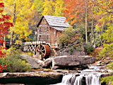 Biggies Landscape/Seascape Mural, 32" x 24", Unframed, Water Wheel