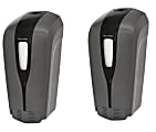 Alpine Aspen Commercial Refillable Manual Foam Soap Dispensers, 8-3/4"H x 4-1/4"W x 3-1/4"D, Gray, Pack Of 2 Dispensers 1 thumbnail image