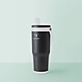 Base Brands Spill-Proof Tumbler With Handle, 24 Oz, Black 1 thumbnail image
