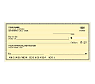 Custom Personal Single Checks, Traditional, Box Of 60 Checks