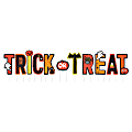 Amscan Halloween Trick-Or-Treat Yard Stakes, 16-5/16"H x 10"W x 1"D, Multicolor, Pack Of 11 Stakes