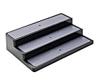 Mind Reader 3-Tier Spice Storage Shelf, Black 1 thumbnail image