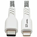 Tripp Lite M102-003-HD Heavy-Duty USB-C to Lightning Cable (M/M), 3 ft. - First End: 1x Type C Male USB - M102003HD 1 thumbnail image