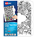Avery® Big Tab Reversible Fashion Dividers, 8 1/2" x 11", Black/White, Pack Of 5 1 thumbnail image