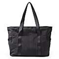 BAGSMART Nylon Zoraesque Tote, 12-1/2”H x 15-1/4”W x 6”D, Black 1 thumbnail image