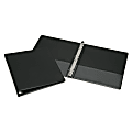 SKILCRAFT® 3-Ring Binder, 1" Round Rings, Black (AbilityOne 7510-01-278-4131)