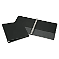 SKILCRAFT® 3-Ring Binder, 1" Round Rings, Black (AbilityOne 7510-01-278-4131) 1 thumbnail image