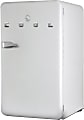 Commercial Cool Retro 3.2 Cu. Ft. Refrigerator With Freezer, White