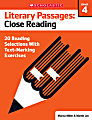 Scholastic Literary Passages Close Reading Workbook, Grade 4 1 thumbnail image