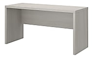 kathy ireland® Office by Bush Business Furniture Echo 60"W Credenza Desk, Gray Sand, Premium Installation 1 thumbnail image