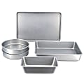 Martha Stewart Everyday 5-Piece Carbon Steel Nonstick Bakeware Set, Silver 1 thumbnail image