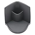 Silhouette Quiet Corner Desktop Organizer, 7 7/16"H x 7 15/16"W x 7 15/16"D, Gray 1 thumbnail image
