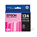 Epson® 124 DuraBrite® Ultra Magenta Ink Cartridge, T124320