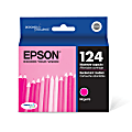 Epson® 124 DuraBrite® Ultra Magenta Ink Cartridge, T124320 1 thumbnail image