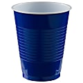 Amscan Plastic Cups, 18 Oz, Bright Royal Blue, Set Of 150 Cups 1 thumbnail image