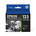 Epson® 125 DuraBrite® Ultra Black Ink Cartridges, Pack Of 2, T125120-D2 1 thumbnail image
