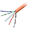 Belkin - Bulk cable - 1000 ft - UTP - CAT 6 - solid - orange