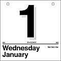 AT-A-GLANCE® Today Is Daily Calendar Refill, 6" x 6", 1 Page Per Day, January-December 2016
