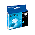 Epson® 126 DuraBrite® Ultra High-Yield Cyan Ink Cartridge, T126220