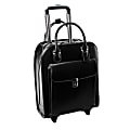 McKlein Uptown Vertical Wheeled Briefcase with 15" Laptop Pocket, Black 1 thumbnail image