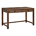 Office Star™ Baton Rouge Work Smart® Sit-To-Stand 48"W Lift Computer Desk, Brushed Walnut 1 thumbnail image