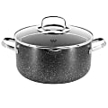 Korkmaz Galaksi Nonstick Low Casserole Dish With Lid, 5L, Black 1 thumbnail image