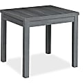 HON 80000 Series End Table - 24" x 20" x 20" x 1.1" - Square Edge - Material: Thermofused Laminate (TFL), Particleboard - Finish: Gray, Sterling Ash LaminateThermofused Laminate (TFL), ParticleboardGray, Sterling Ash Laminate