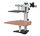 Ergo Desktop Hybrid Kangaroo MDF Desktop, Cherry, EDHKCHEFA 1 thumbnail image