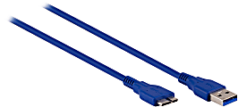 Ativa® Micro USB 3.0 Cable, Blue 1 thumbnail image