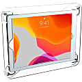 CTA Digital Premium Security Translucent Acrylic Wall Mount - Enclosure for tablet - lockable - acrylic - translucent - screen size: 10.5" - mounting interface: 75 x 75 mm - wall-mountable