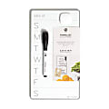 U Brands® Weekly Magnetic Dry-Erase Calendar Board, 5-1/2" x 10", Gray/White 1 thumbnail image
