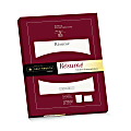 Southworth® Résumé Folders & Envelopes, 9" x 12", 88-Lb, White/Silver, Pack Of 5