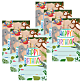 Creative Teaching Press Jungle Friends Happy Birthday Awards, 5-1/2" x 8-1/2", 30 Awards Per Pack, Bundle Of 6 Packs 1 thumbnail image