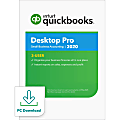 Intuit® QuickBooks® Desktop Pro 2020, 3-User, For Windows®, Download