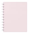 TUL® Discbound Notebook, Letter Size, Soft Touch Cover, Pink