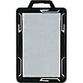 Advantus RFID Blocking Badge Holder - Support 2.13" x 3.38" Media - Vertical - Plastic - Black/Clear - 20 / Pack 1 thumbnail image