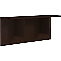 Lorell Prominence 2.0 Espresso Laminate Reception Countertop - 47.3" x 11.9" x 12" , 1" Table Top - Band Edge - Material: Particleboard, Thermofused Laminate (TFL) - Finish: Espresso, Thermofused Laminate (TFL)