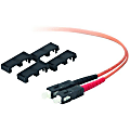 Belkin Fiber Optic Patch Cable - SC Male - SC Male - 164.04ft - Orange