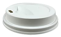 Generic Paper Cups Disposable Cup Lids, Double-Wall, 8 Oz, White, Case Of 1,000 1 thumbnail image