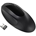 Kensington Pro Fit Ergo Wireless Mouse-Black - Wireless - Bluetooth/Radio Frequency - 2.40 GHz - Black - USB - 1600 dpi - 5 Button(s)