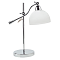 OttLite® Sydney Desk Lamp, 13 Watts, Chrome/Glass