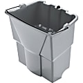 Rubbermaid Commercial WaveBrake 18 QT Dirty Water Bucket - 4.50 gal - 14" x 9.8" - Plastic - Gray - 1 Each