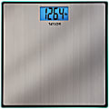 Taylor Precision Easy-To-Read 400 lb Capacity 74074102 Bathroom Scale, 11-13/16”H x 11-13/16”W x 2"D, Silver