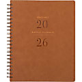 AT-A-GLANCE® Signature Collection 2026 Weekly Monthly Planner, Brown, Large, 8 1/2" x 11" 1 thumbnail image