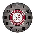 Imperial NCAA Weathered Wall Clock, 16”, University Of Alabama