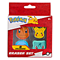 Pokemon Licensed Eraser Set, 1-1/4" x 1-1/4", Set of 4 Erasers 1 thumbnail image