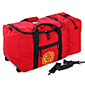 Ergodyne Arsenal 5005W Wheeled Fire & Rescue Gear Bag, 14"H x 14"W x 31"D, Red