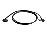 C2G C2G 3m USB A to Micro-USB B Cable with Right Angeled Connectors-USB 2.0 10ft - USB cable - USB (M) to Micro-USB Type B (M) - 10 ft - 90° connector - black 1 thumbnail image