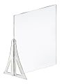 Azar Displays Cashier Shields, 23-1/2"L x 31-1/2"H, Clear, Set Of 2 Shields 1 thumbnail image