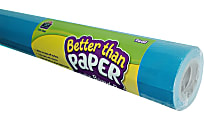 Teacher Created Resources® Better Than Paper® Bulletin Board Paper Rolls, 4' x 12', Teal, Pack Of 4 Rolls